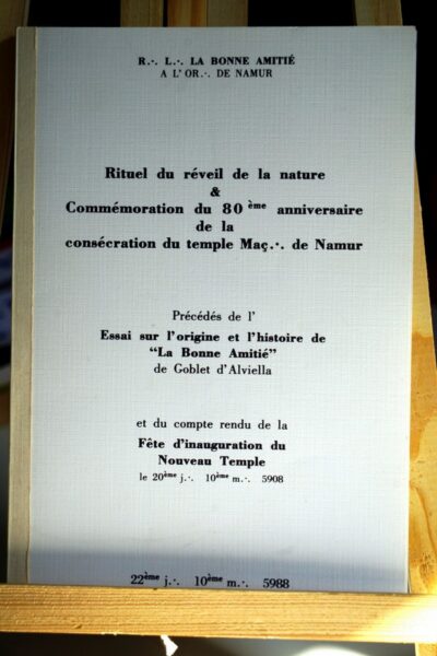 Rituel du réveil de la nature...
