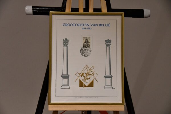 GOB 150 jaar postzegel